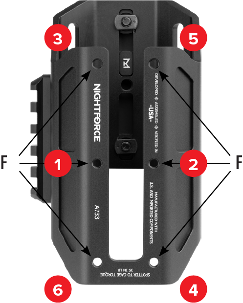 Spotting Scope Rail Accessory Platform (s-RAP) - Nightforce
