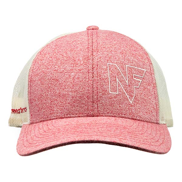 A522_Hat_Pink_Mesh_Back_Embroidered - A522_Hat_Pink_Mesh_Back_Embroidered_F