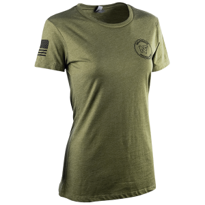 PNG - A577_Serving_the_Front_Line_Black_on_Military_Green_Ladies_F_Right